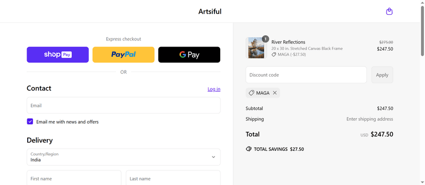 10% Off on Fine Art Posters - Shop at Artsiful